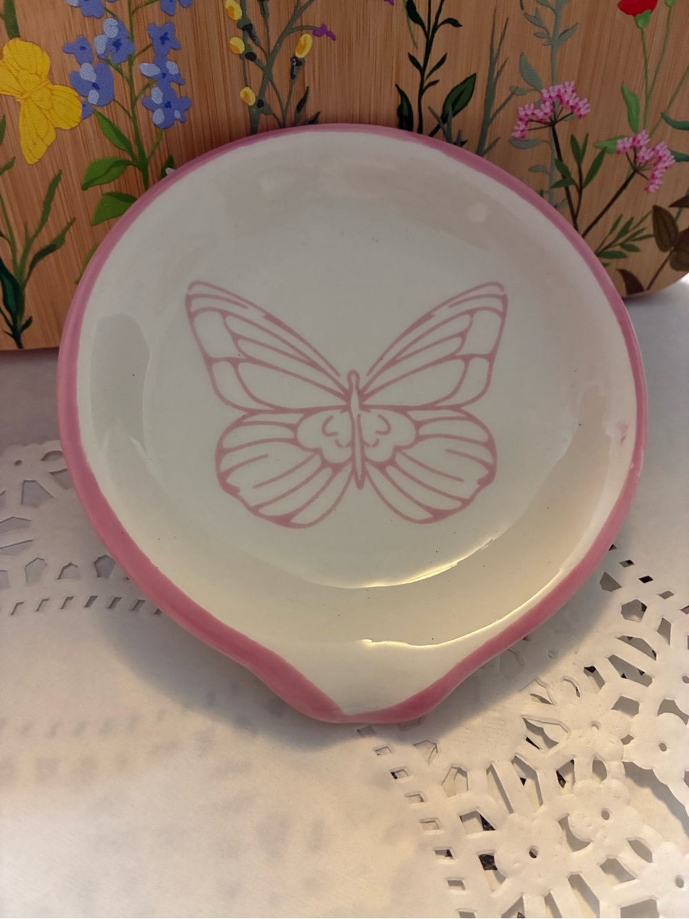 Dolly Parton Spoon Rest NWT Dolly Parton pink butterfly Dolly Parton Kitchen